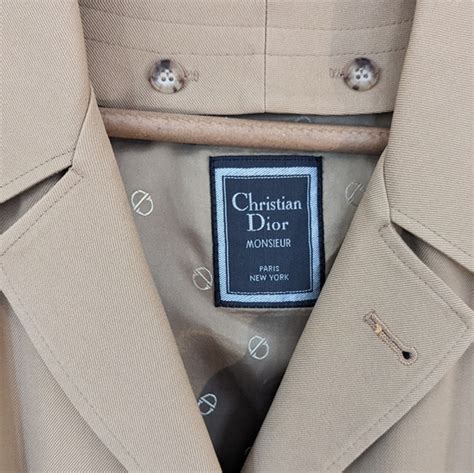 christian dior monsieur trench coat.